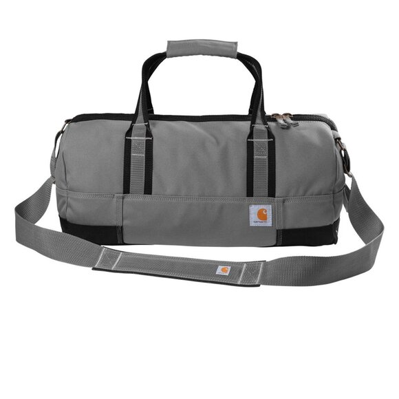 (NWT) Carhartt Foundry Heavyduty Rain Defender Duffle Travel Work Gym Grey - Picture 1 of 8